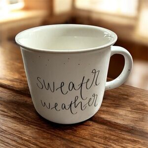 Sweater Weather White Mug